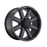 Ultra 002195SB CRUSHER 18X8.5 6X5.50 106.10 Hub +10 Offset Black Wheel Rim