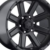 Ultra 002 16X8 6X5.50 106.10 Hub +10 Offset Black Wheel Rim