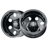 1 X Ultra 002RBK Modular Dually 16X6 8x6.50 121.7 Hub -125 Offset Black Wheel Rim