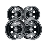 1 X Ultra 002RBK Modular Dually 16X6 8x170 125.2 Hub -125 Offset Black Wheel Rim