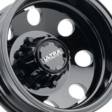1 X Ultra 002RBK Modular Dually 17X6.5 8x6.50 121.7 Hub -140 Offset Black Wheel Rim