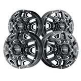 Ultra 284 16X6 6X180 138.80 Hub HPO Offset Black Wheel Rim