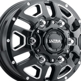 Ultra 284 16X6 6X180 138.80 Hub HPO Offset Black Wheel Rim