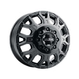 1 X Ultra 022FBK Scorpion Dually 17X6.5 8x6.50 121.7 Hub +129 Offset Black Wheel Rim
