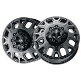 1 X Ultra 022FU Scorpion Dually 17X6.5 8x6.50 121.7 Hub +129 Offset Black Wheel Rim
