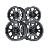 1 X Ultra 113B The Boss 20X9 6X5.50 106.1 Hub +01 Offset Black Wheel Rim