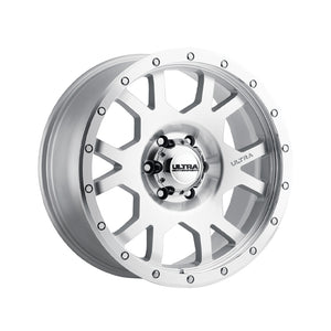 1 X Ultra 113M The Boss 17X9 6X135 87 Hub +01 Offset Silver Wheel Rim