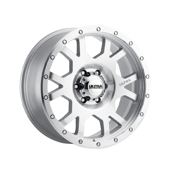 1 X Ultra 113M The Boss 20X10 6X135 87 Hub -19 Offset Silver Wheel Rim