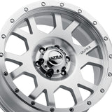 1 X Ultra 113M The Boss 20X9 5X5.00 78 Hub +01 Offset Silver Wheel Rim