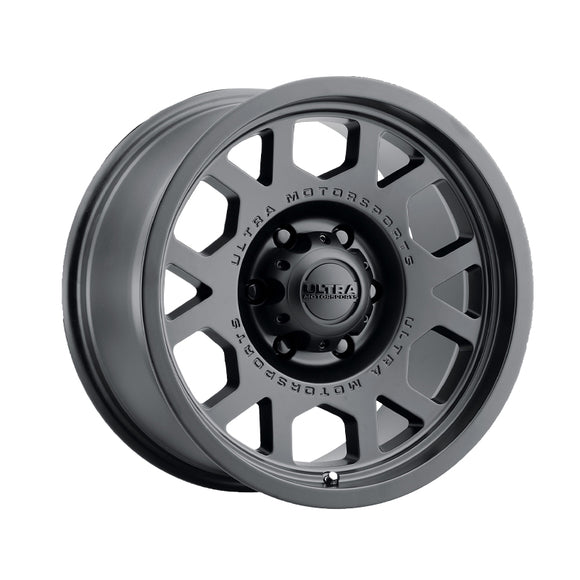 1 X Ultra 114SB The Chief 17X9 5X5.00 78 Hub +01 Offset Black Wheel Rim