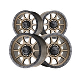 1 X Ultra 115BZ The General 17X9 5X5.00 78 Hub +01 Offset Bronze Wheel Rim