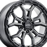 1 X Ultra 125GN Warmonger CUV 17X8 5x120 74.1 Hub +35 Offset Anthracite Wheel Rim