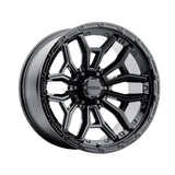1 X Ultra 126BK Warmonger 6 20X10 6x5.50 106.1 Hub -25 Offset Black Wheel Rim