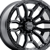 1 X Ultra 126BK Warmonger 6 20X9 6x135 87 Hub +18 Offset Black Wheel Rim