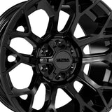 1 X Ultra 127B Tracker 20X9 6X5.50/6X135 106.1 Hub +18 Offset Black Wheel Rim