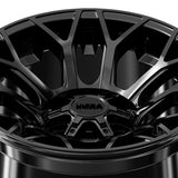 1 X Ultra 127B Tracker 22X10 5X5/5X5.50 87 Hub +10 Offset Black Wheel Rim