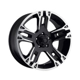 Ultra 234235B MAVERICK 17X8 5X5.00 78.00 Hub +10 Offset Black Wheel Rim
