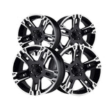 Ultra 234235B MAVERICK 17X8 5X5.00 78.00 Hub +10 Offset Black Wheel Rim
