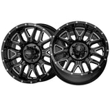 Ultra 211203BM HUNTER 18X9 6X5.50 106.10 Hub +18 Offset Black Wheel Rim