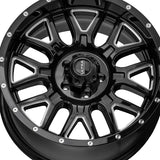 Ultra 211203BM HUNTER 18X9 5X5.50 106.50 Hub +12 Offset Black Wheel Rim
