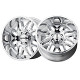 Ultra 256 20X9 6X5.50 106.10 Hub +18 Offset Chrome Plated Wheel Rim