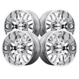 Ultra 256 20X9 6X5.50 106.10 Hub +18 Offset Chrome Plated Wheel Rim