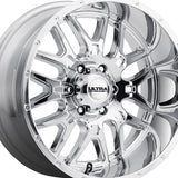 Ultra 256 20X9 6X5.50 106.10 Hub +18 Offset Chrome Plated Wheel Rim