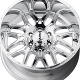 Ultra 256 20X9 6X5.50 106.10 Hub +18 Offset Chrome Plated Wheel Rim
