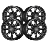 Ultra 226219BM NEMESIS 20X9 8X6.50 125.20 Hub +18 Offset Black Wheel Rim