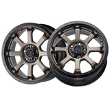 1 X Ultra 219BZ Nemesis 18X9 5X108 63.7 Hub +35 Offset Bronze Wheel Rim