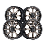 1 X Ultra 219BZ Nemesis 18X9 5X108 63.7 Hub +35 Offset Bronze Wheel Rim