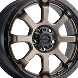 1 X Ultra 219BZ Nemesis 18X9 5X108 63.7 Hub +35 Offset Bronze Wheel Rim