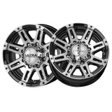 Ultra 238226U MACHINE TRAILER 16X6.5 8X6.50 125.00 Hub +00 Black Wheel Rim
