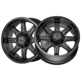 Ultra 228229SB MENACE 16X8 8X6.50 125.20 Hub +10 Offset Black Wheel Rim
