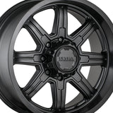 Ultra 228229SB MENACE 17X9 5X4.50 / 5X5.00 81.50 Hub +12 Black Wheel Rim
