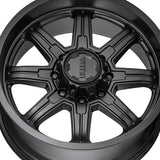 Ultra 228229SB MENACE 16X8 8X6.50 125.20 Hub +10 Offset Black Wheel Rim