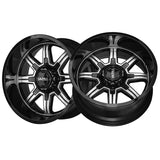 Ultra 228229SB MENACE 20X9 6X135 / 6X5.50 106.10 Hub +18 Black Wheel Rim