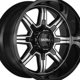 Ultra 228229SB MENACE 20X9 6X135 / 6X5.50 106.10 Hub +18 Black Wheel Rim