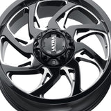1 X Ultra 230BM Villain 20X10 6X135/6X5.50 106.1 Hub -25 Offset Black Wheel Rim