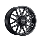 1 X Ultra 231BM Butcher 20X10 6X135/6X5.50 106.1 Hub -25 Offset Black Wheel Rim