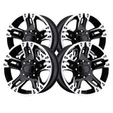 Ultra 234234B MAVERICK 17X8 6X5.50 106.10 Hub +00 Offset Black Wheel Rim
