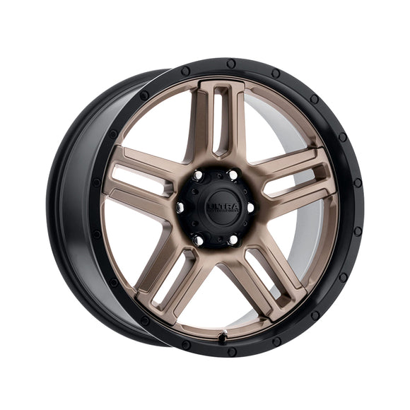 1 X Ultra 258BZ Prowler Truck 17X9 6X5.50 106.1 Hub +18 Offset Bronze Wheel Rim