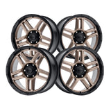 1 X Ultra 258BZ Prowler Truck 17X9 6X5.50 106.1 Hub +18 Offset Bronze Wheel Rim