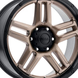 1 X Ultra 258BZ Prowler Truck 17X9 6X5.50 106.1 Hub +18 Offset Bronze Wheel Rim