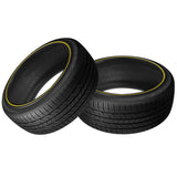 1 X New Vogue Custom Built Radial SCT2 White/Gold 275/50R22XL 115V Tires