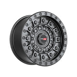 1 X Vortek VRD-701 Matte Black 17X9 Blank 78.1 Hub -18 Offset Black Wheel Rim