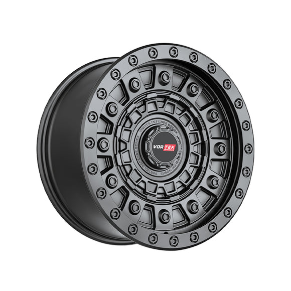 1 X Vortek VRD-701 Matte Black 20X9.5 Blank 78.1 Hub 0 Offset Black Wheel Rim