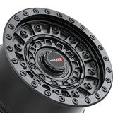 1 X Vortek VRD-701 Matte Black 17X9 Blank 78.1 Hub -18 Offset Black Wheel Rim