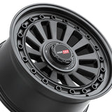 1 X Vortek VRD-702 Matte Black 18X9 Blank 78.1 Hub 12 Offset Black Wheel Rim