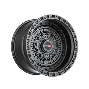 1 X Vortek VRD-703 Matte Black 20X12 5x127/5x139.7 78.1 Hub -44 Offset Black Wheel Rim